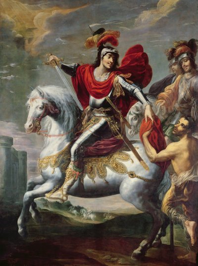 St. Martin teilt seinen Mantel mit dem Bettler von Georges Lallemand